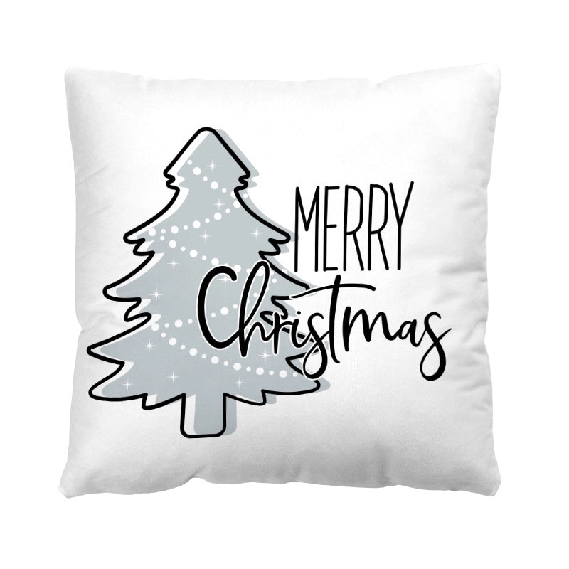Casual Vacation Letter Short Plush Pillow Cases
