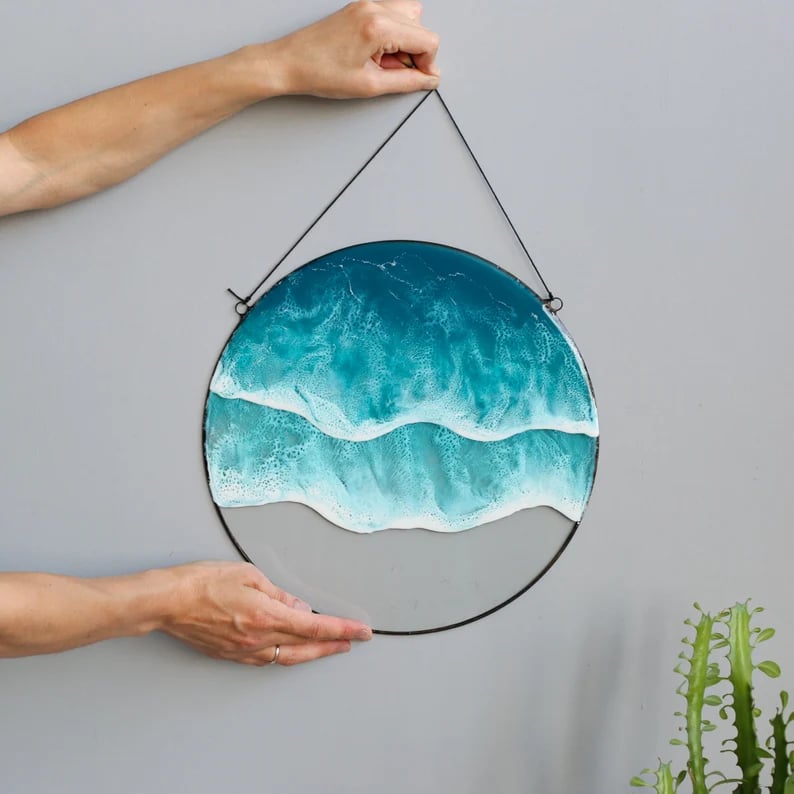 🌊Handmade Window Sea Waves Suncatcher Hangings