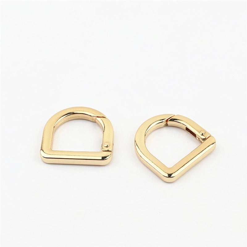 10 Pieces Zinc Alloy Solid Color Bag Hardware