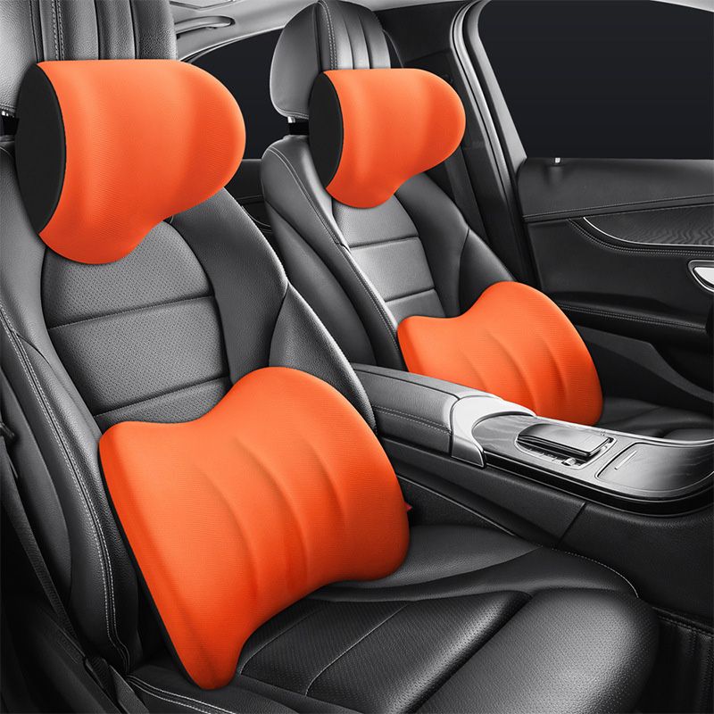 馃敟Hot sale鉁?Ergonomic Car Seat Headrest & Lumbar Cushion