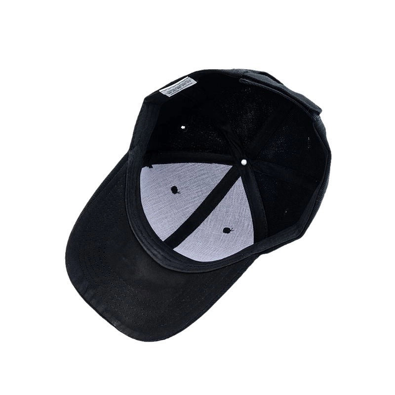 Women's Elegant Color Block Chain Curved Eaves Baseball Cap