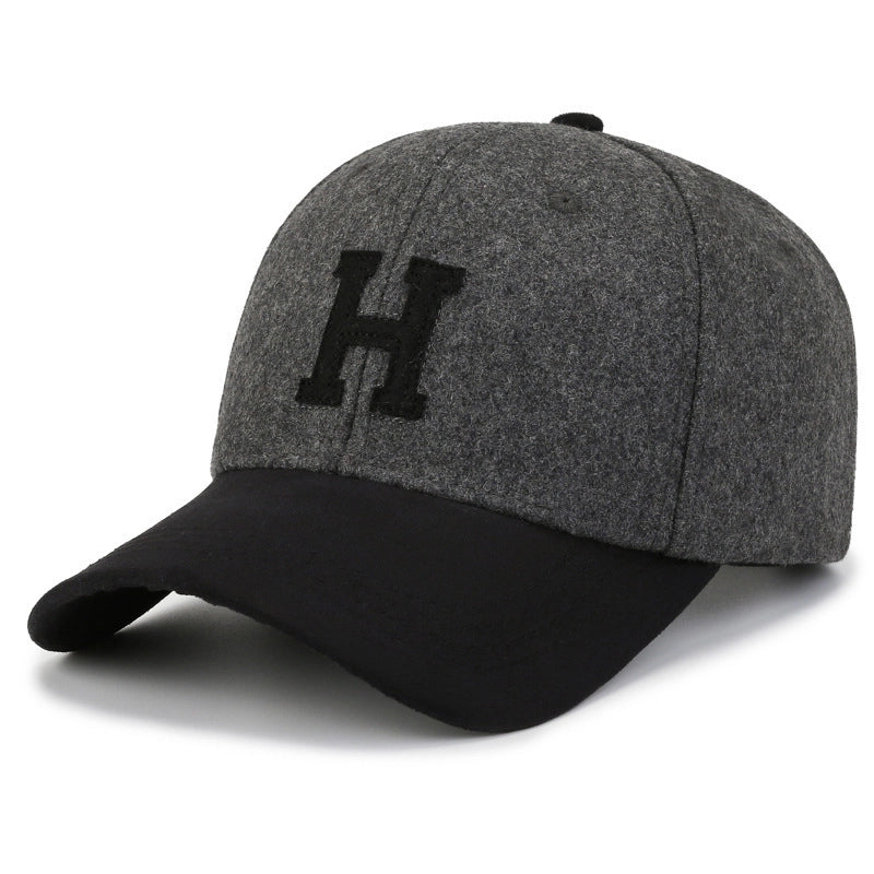 Women's Basic Minimalist Letter Embroidery Curved Eaves Baseball Cap