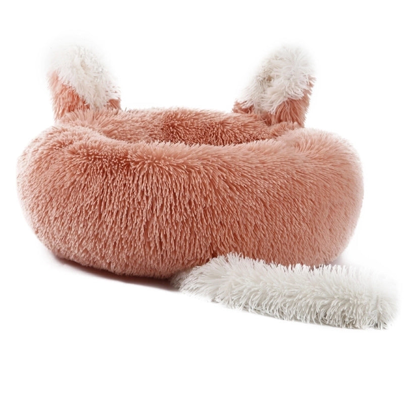 Minimalist Cloth Solid Color Pet Bed