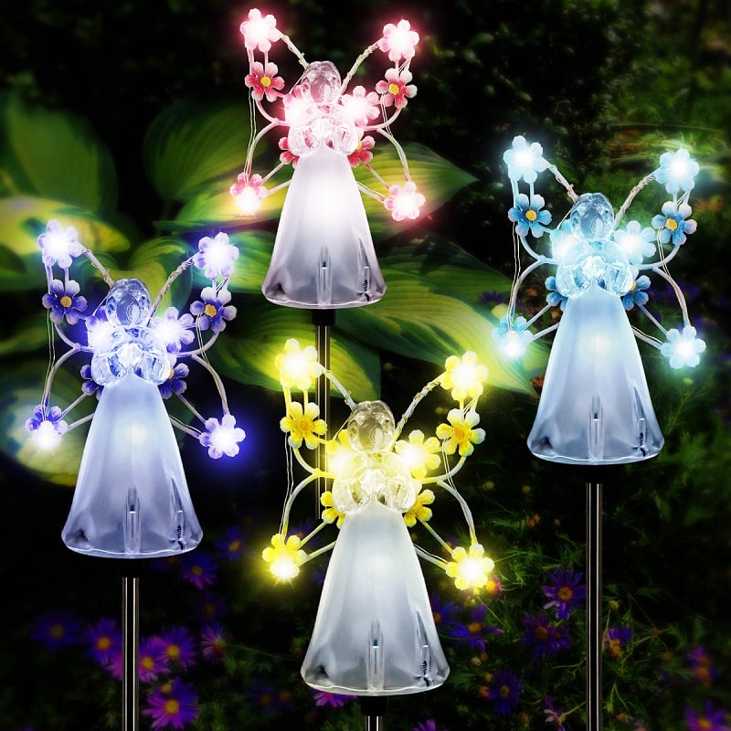 👼LAST DAY 49% OFF - Waterproof Solar Angel lights