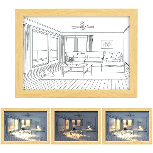 USB POWERED LIGHTING PAINTING WALL ART