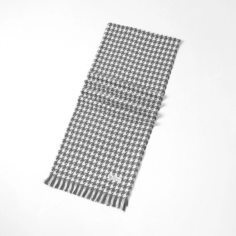 Women's Minimalist Classic Style Color Block Acrylic Polyester Scarf