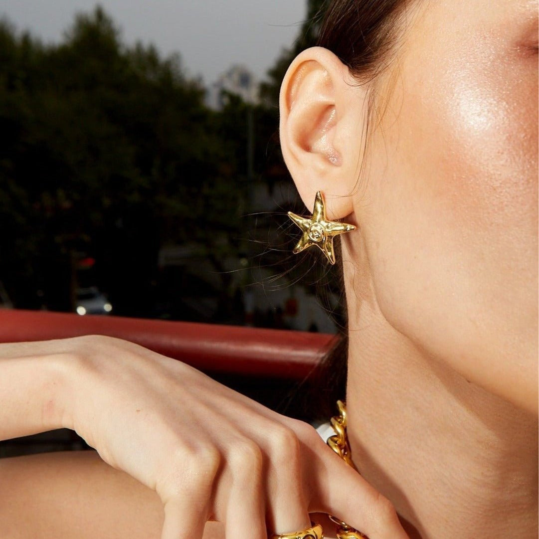 Conch Stainless Steel Electroplating Necklaces