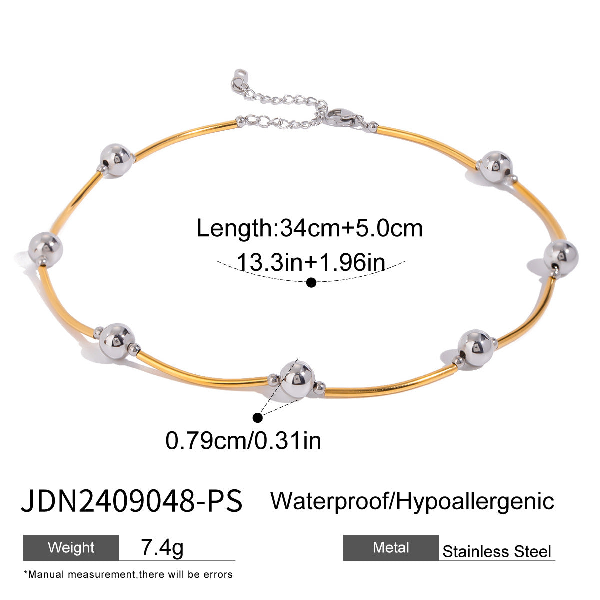Jie Ding Stainless Steel Love Necklace Simple Earrings Titanium Steel Jewelry For Women