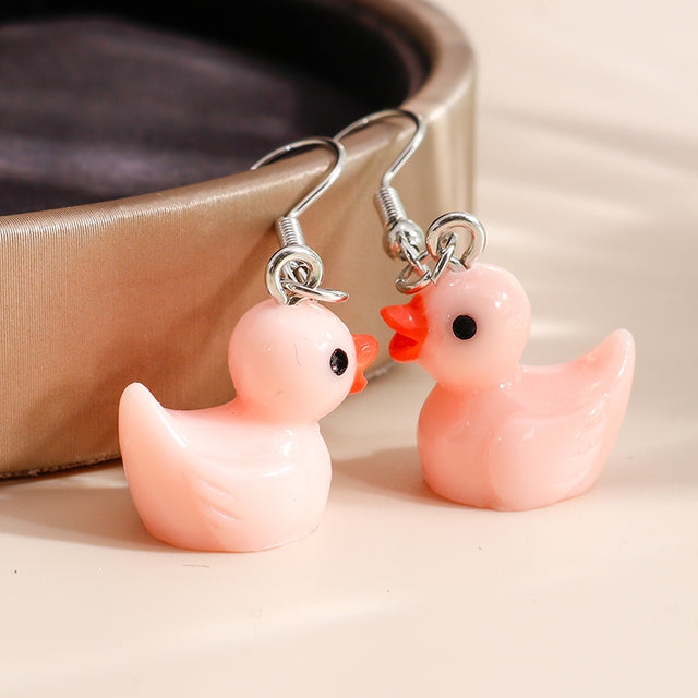 Yellow Rubber Duck Earring
