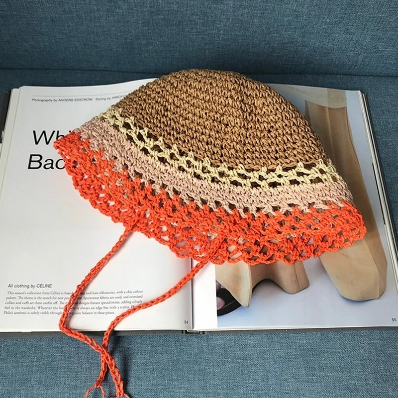 Women's Vacation Minimalist Bow Knot Big Eaves Sun Hat