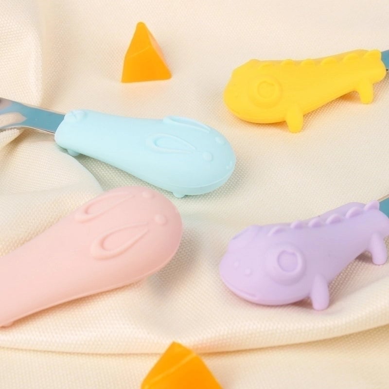 Cute Cartoon Silica Gel Tableware 1 Piece