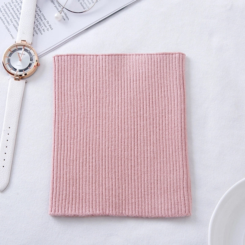 Cashmere Neck Sleeve Women's Knitted Elastic High Neck Cervical Warm Shading Neck High Neck Fake Collar Hair Band Headband Scarf