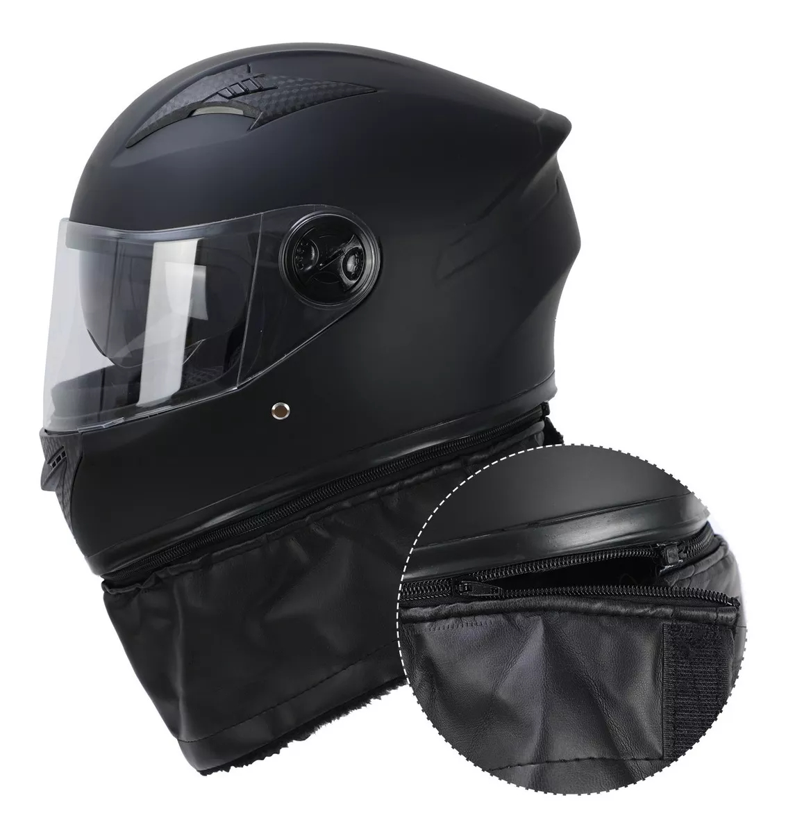 Casco Abatibles Motos Motocicleta Anti Niebla Espejo Doble