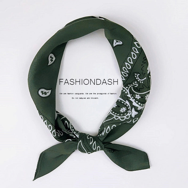 55 Small Square Scarf Women's Spring And Autumn Summer  New Student Work Scarf Professional Headscarf Scarf