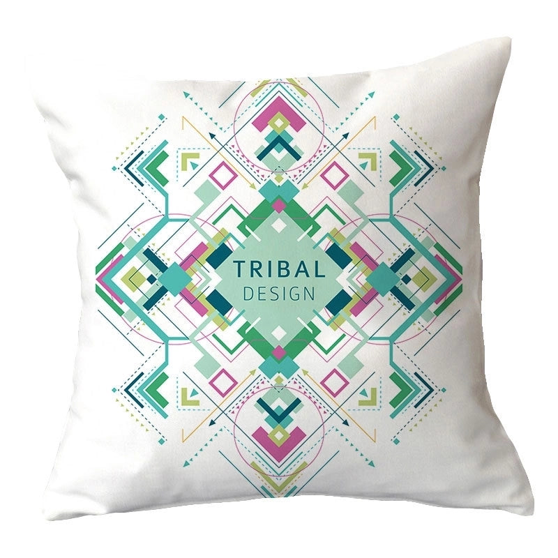 Casual Vacation Color Block Plush Pillow Cases