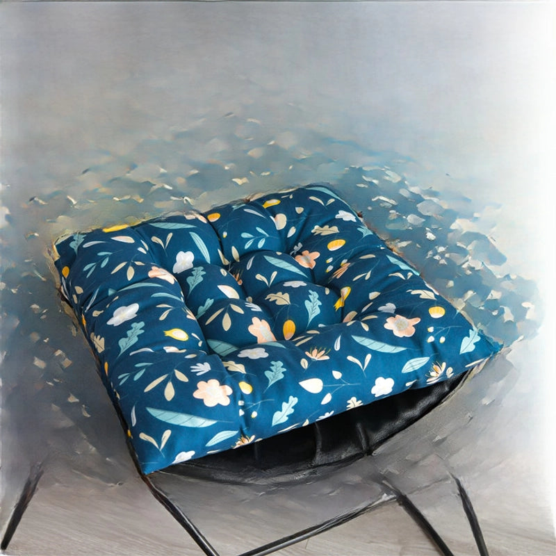 Printed Cushion Thickened Chair Cushion Office Sedentary Seat Cushion Dining Chair Cushion Student Chair Cushion