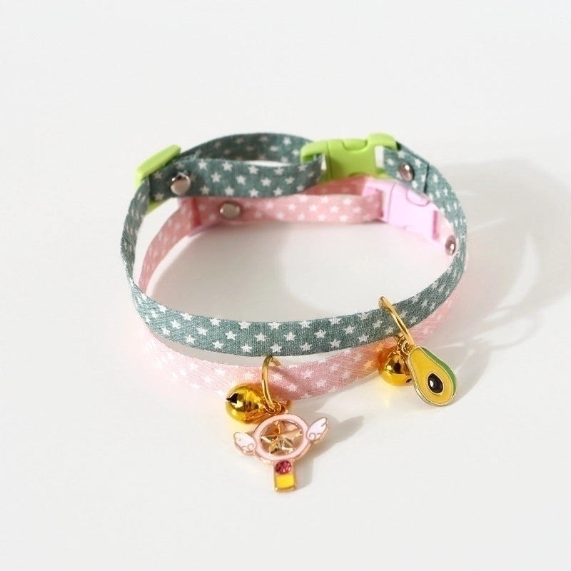 Pet Supplies Candy Color Avocado Pendant Cat Dog Collar