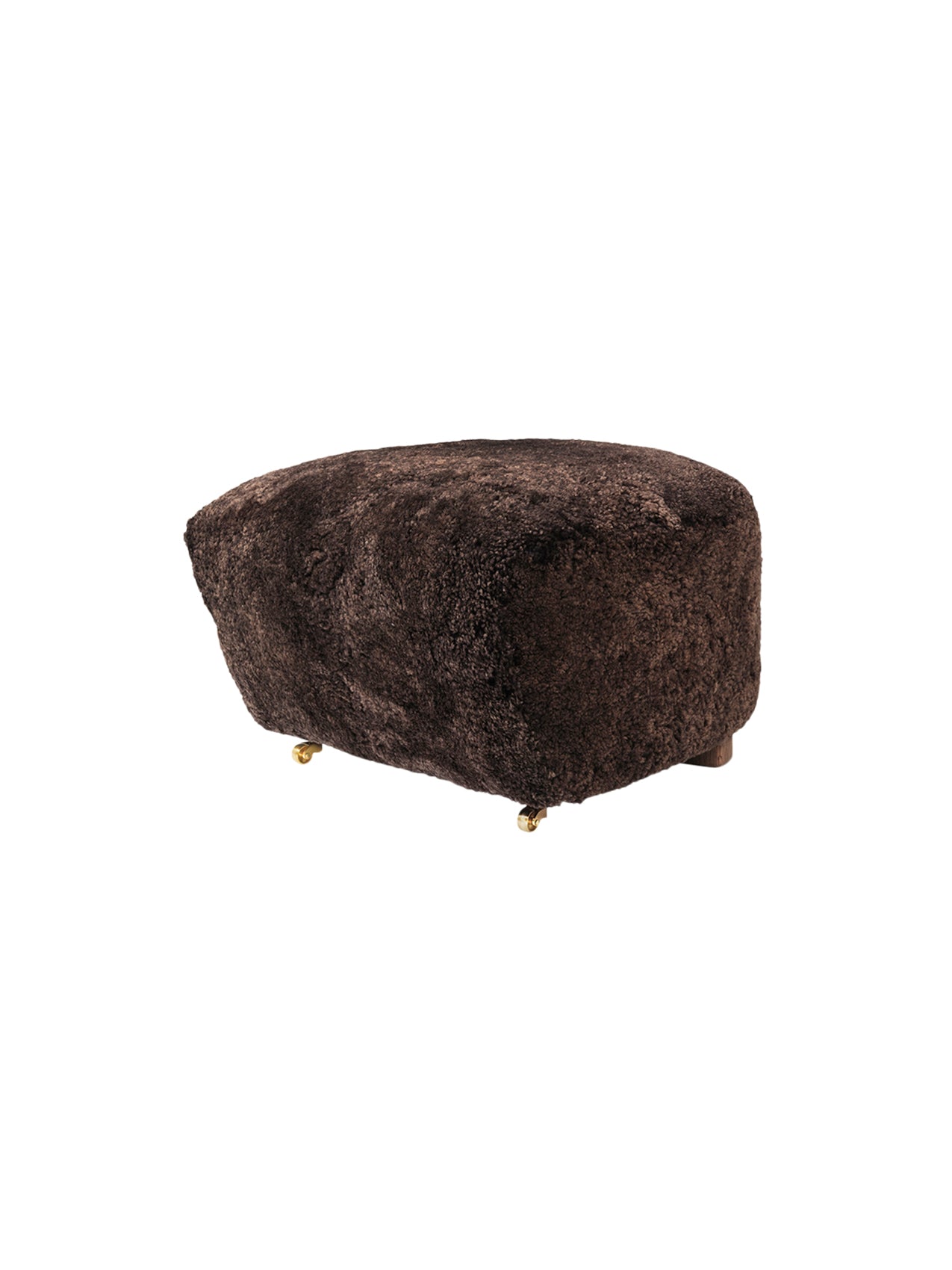 Tired Man Ottoman. Sheepskin