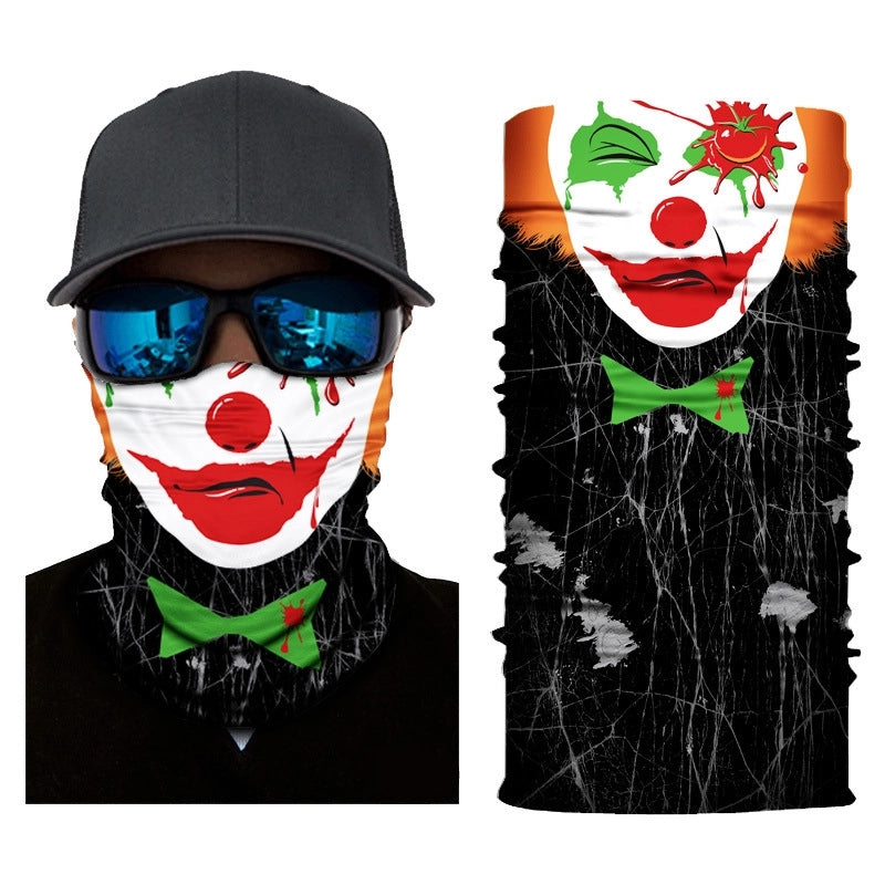 Unisex Casual Skull Printing Kerchief Mask