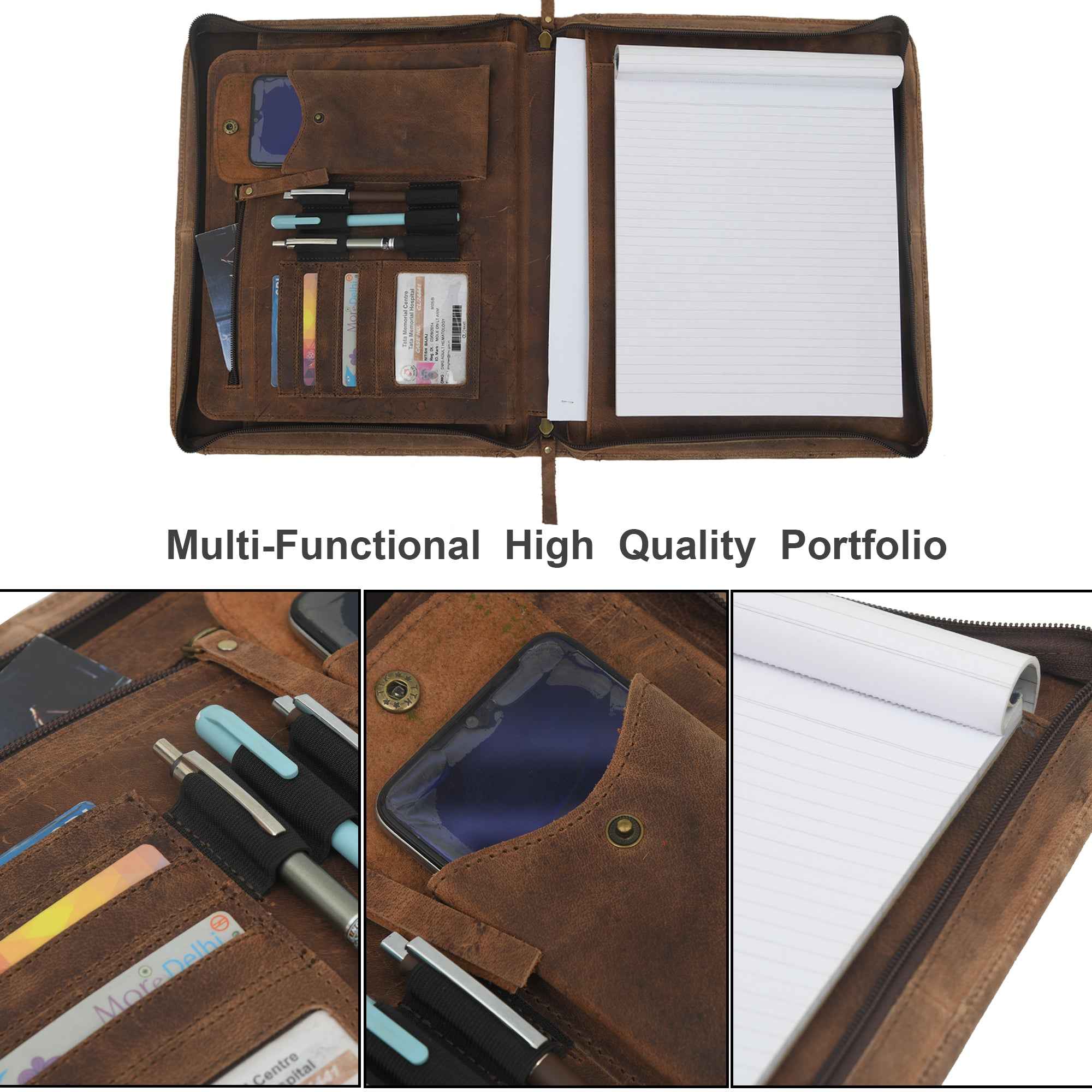 The Manager- Leather Portfolio