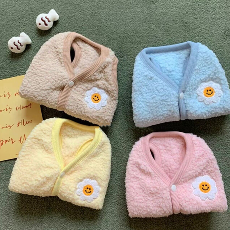 Smile Face Sunflower Dog Cat Jacket Vest