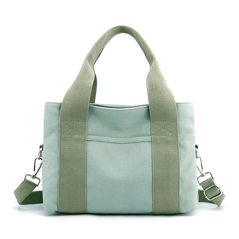 Women's Medium All Seasons Canvas Vintage Style Handbag Tote Bag