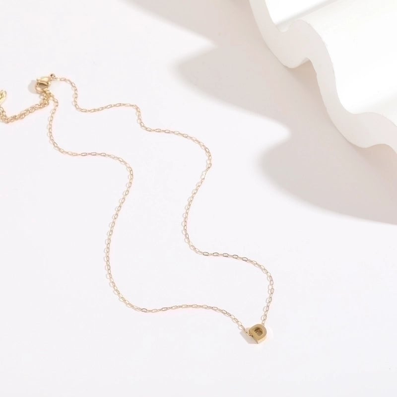 Casual Classic Style Streetwear Letter 304 Stainless Steel Plating Pendant Necklace