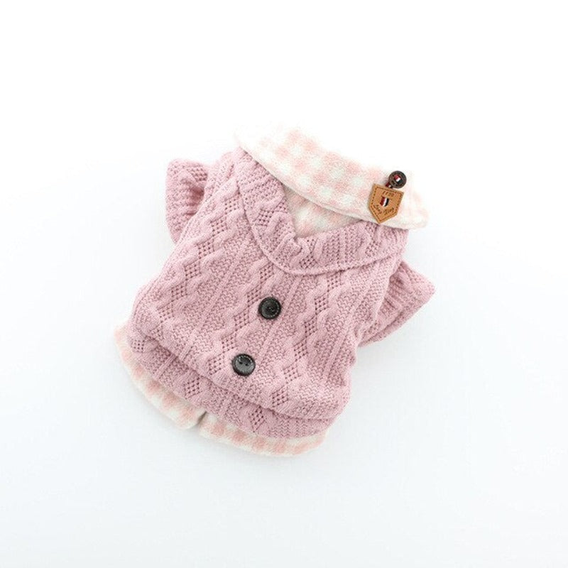 Autumn Warm Dog Sweater for Small Dogs