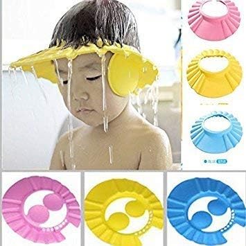 Waterproof Baby Bath Shower Cap For Babies (Multicolour)