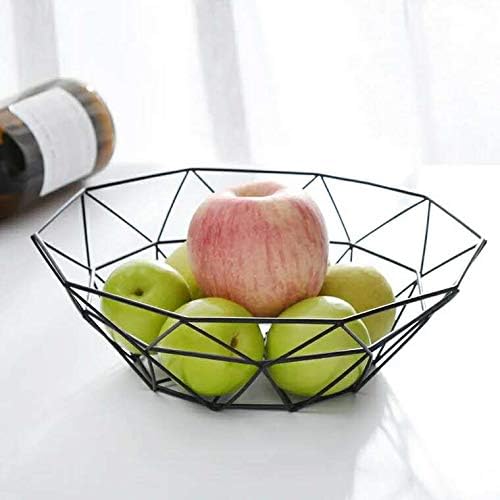 Creative Iron Fruit Basket-(5291) Black