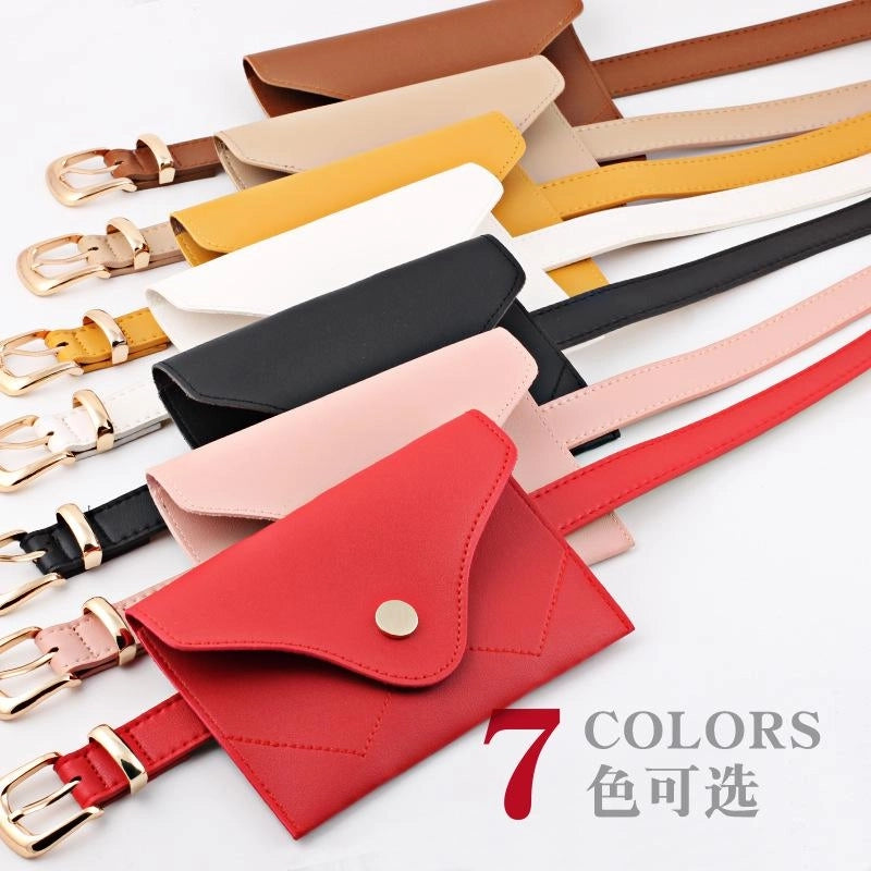 Fashion Woman Belt Pu Fanny Packs For Jeans Dress Multicolor Nhpo134256