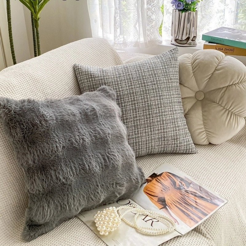 Modern Style Classic Style Solid Color Polyester Pillow Cases Couch & Sofa Decor