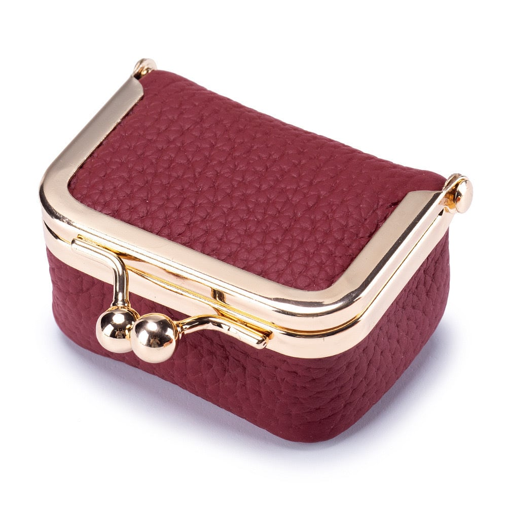Genuine Leather Mini Coin Purse