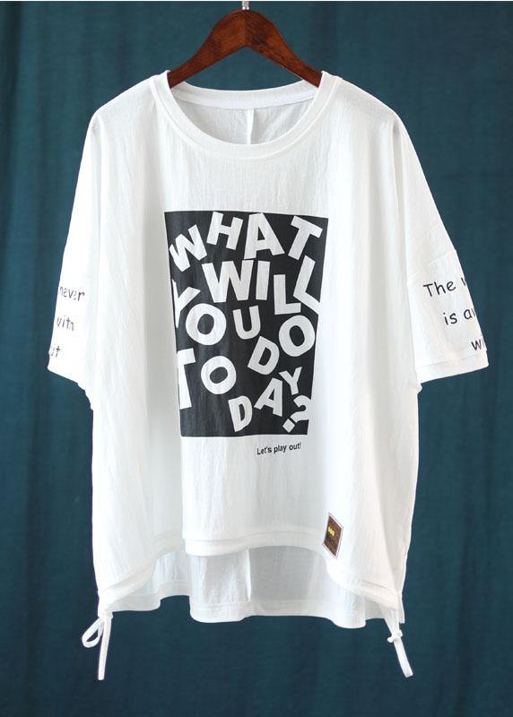 Natural Navy Print Graphic Regular Summer Half Sleeve T Shirts