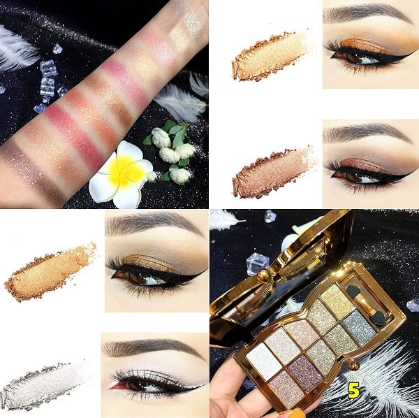 48% OFF 【BUY 2 SAVE 15%】✨10 Colors Sparkle Shimmer Eyeshadow Palette