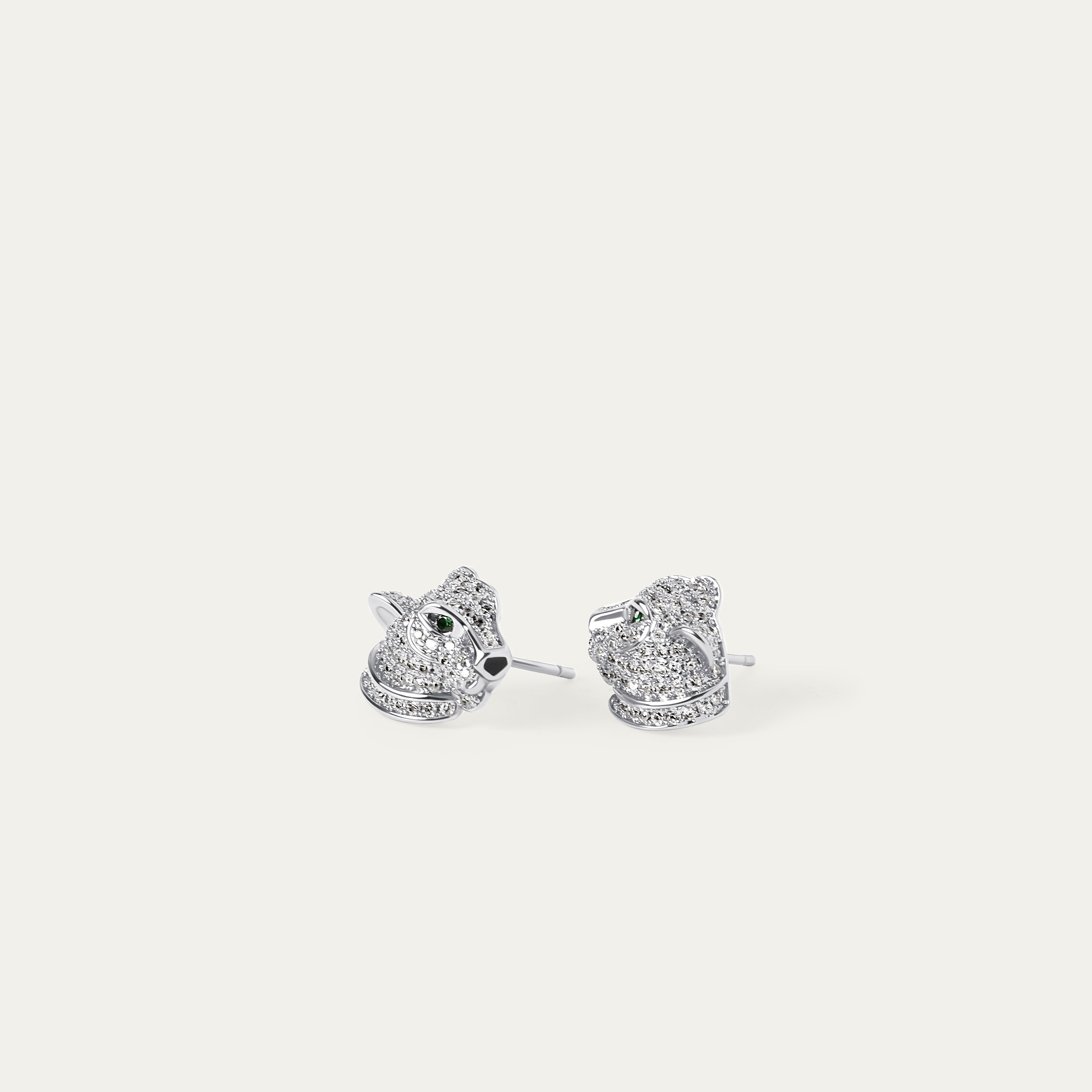 Thera CZ Studs (Silver Brass)