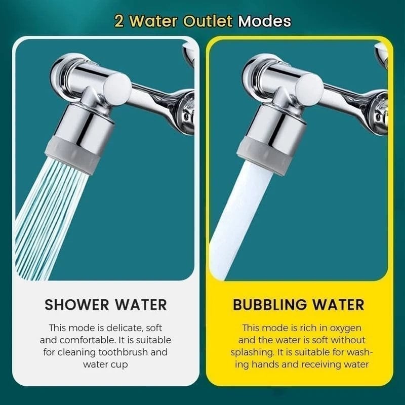 ⏳Limited time 50% discount💥Water tap with rotating robot arm 1080° (universal model)