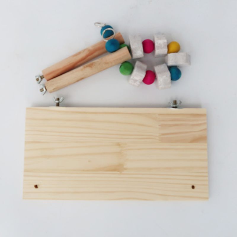 Wood Stand Platform For Pet Birds