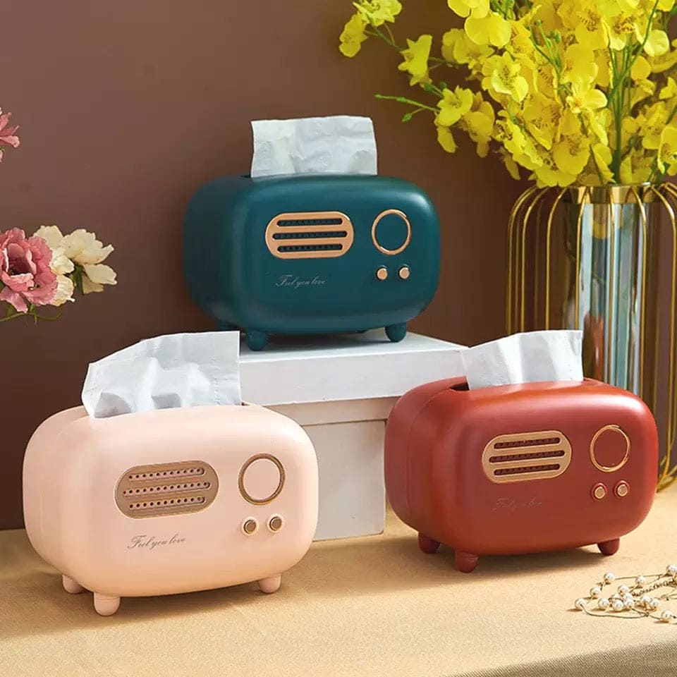 RADIO TISSUE BOX
