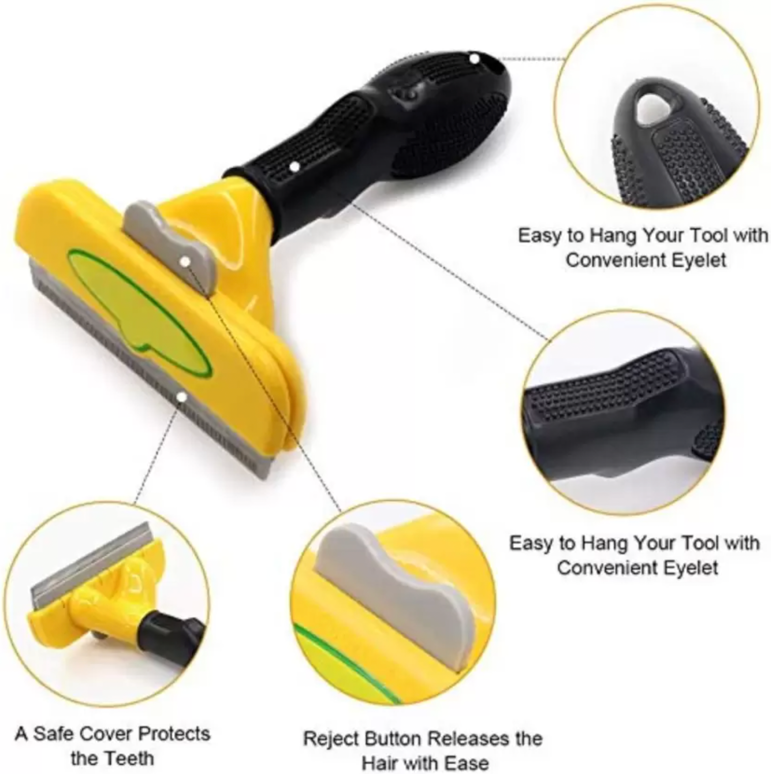 Fur Deshedding Tool for Dogs