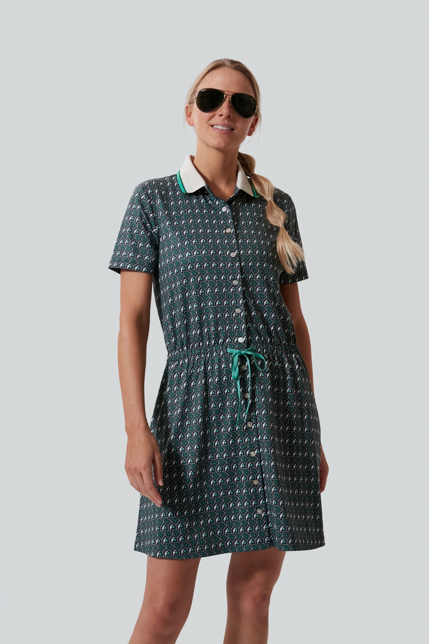 Carraway Fairway Short Sleeve Alcott Golf Dress