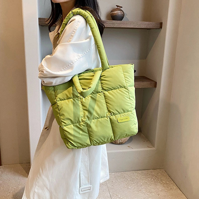 Women's All Seasons Oxford Cloth Solid Color Elegant Vacation Streetwear Sewing Thread Square Zipper Shoulder Bag
