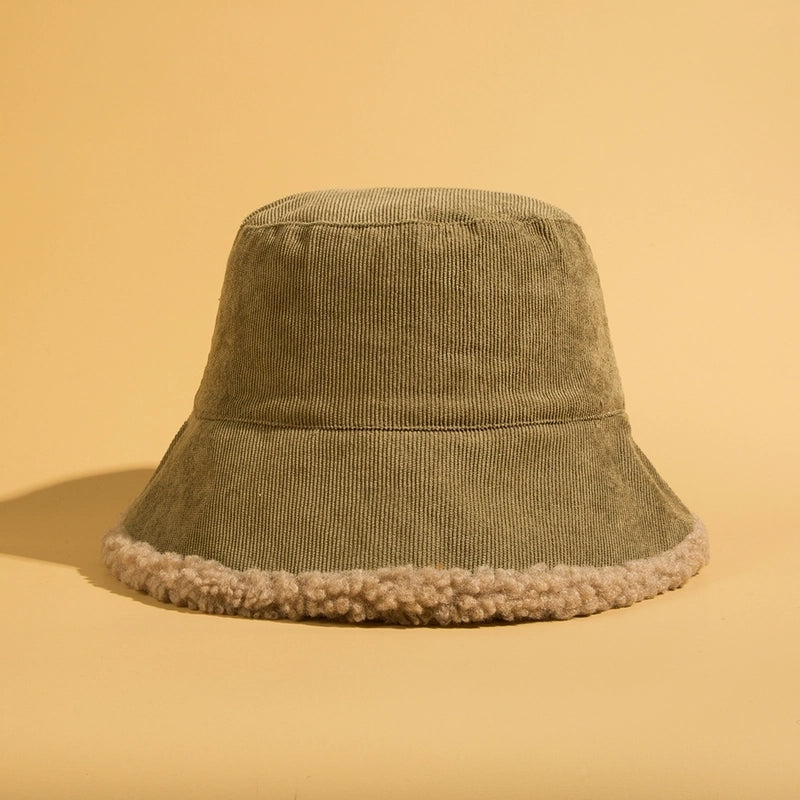 Unisex Minimalist Solid Color Eaveless Bucket Hat