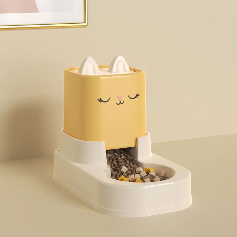 Pet Automatic Drinking Water Feeder Cute Cat Large Capacity Water Dispenser Cat Basin Cat Bowl Pet Bowl Pet Food Utensils