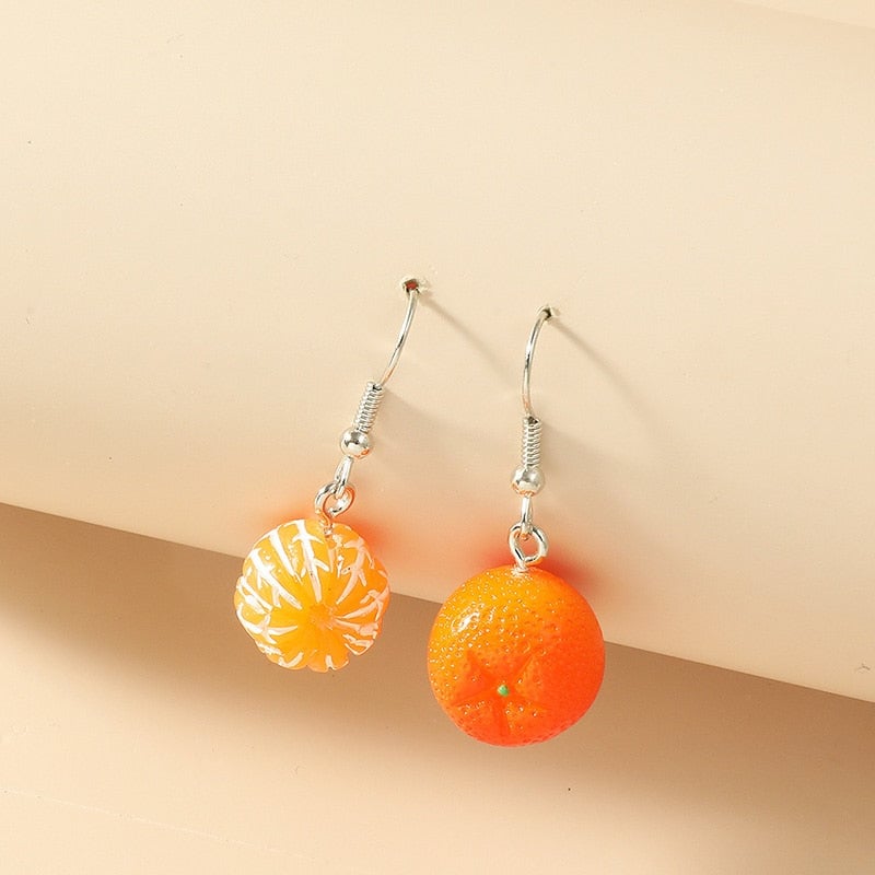 Orange Earrings