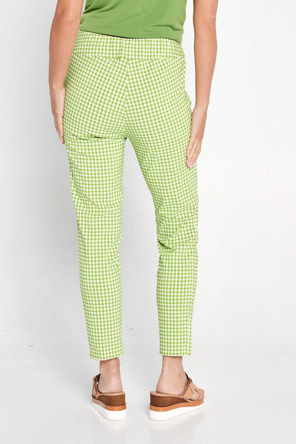 Moira Pants - Green Gingham