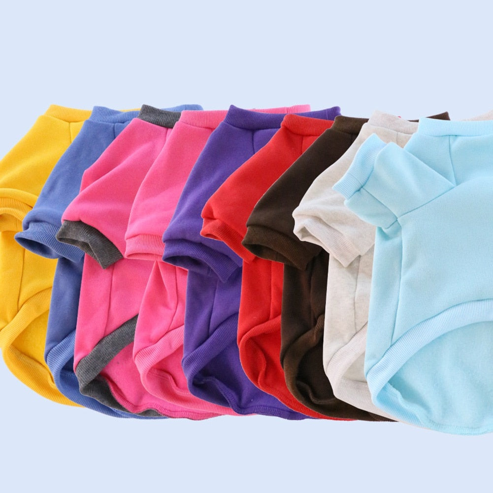 Multi-Color Warm Dog Hoodie