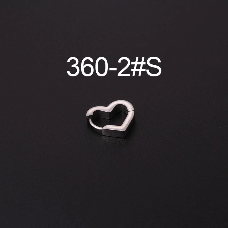 Ear Cartilage Rings & Studs Fashion Geometric 316L Stainless Steel  Plating