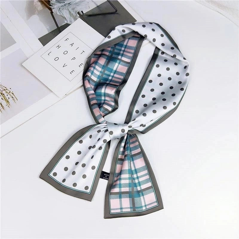 Fashion Double-sided Flat-length Long Scarf Scarf
