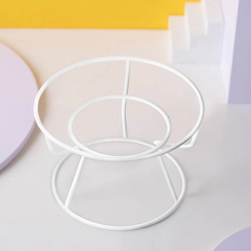 Pet Ceramic Bowl Cat Plate High Cat Food Plate Snack Plate Canned Plate Anti-cervical Spondylosis Anti-overturning Cat Bowl